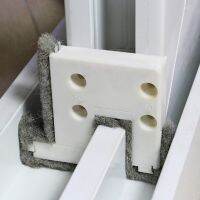 ✈ 4pcs Sliding Window Buffer Block Up and Down Track Sealing Wind-proof Brush Strip Door Sound Insulation Pad Home Warm