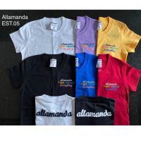 BestM01เสื้อยืด Allamanda งานปักลาย TIME HEAL มีหลายสี สินค้าลิขสิทธิ์แท้ (S.M.L.XL)S-5XL