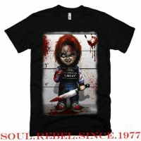 CHUCKY HORROR ภาพยนตร์ T เสื้อผู้ชายขนาด