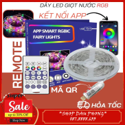 Dây LED ARGB Giọt Nước 10m 16 Màu Trang Trí Cây Thông Noel, Quất Đào