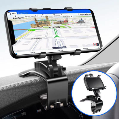 Dashboard Mobile Phone cket Sun Visor Car Cellphone Artifact Rear-View Mirror Navigation Frame Multi-Function Direct View Support Frame