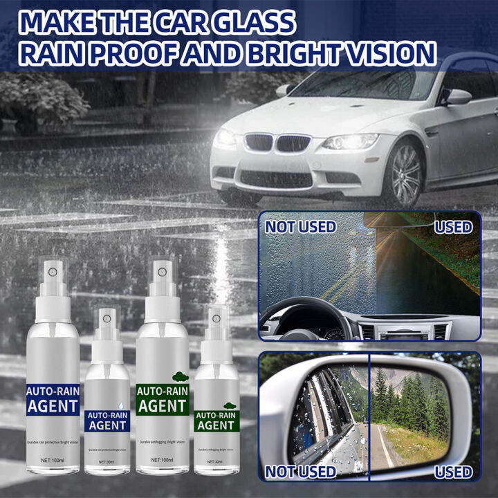 30ML 100ML Car Window Glass Film Rainproof Antifogging Coating Agent Waterproof Coating Spray