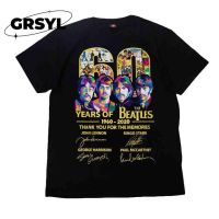 GRSYL เสื้อวง The Beatles เสื้อยืดวง The Beatles เสื้อยืดวงดนตรี เสื้อยืดคอกลม