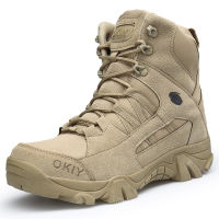 Autumn Winter Military Boots Outdoor Male Hiking Boots Men Special Force Desert Tactical Combat Ankle Boots Men Work Boots gb6