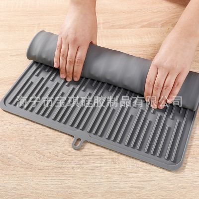 [COD] Silicone Draining with Storage Buckle 45X40 Rollable Multifunctional