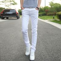 【YD】 Hot 2021 Mens Pants Fashions Men Denim School Cowboy Black/White Jeans Stretch Boy Teenagers