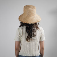 Precious Grass Straw Bucket Hat Fringed Brim Sun Hats For Women Men Summer Beach Hat Outdoor Sta