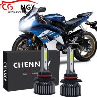 New หลอดไฟหน้า LED 6000K CG สีขาว สําหรับ Yamaha YZF R6 2003-2014 YZF R6S 2006-2009 2 ชิ้น