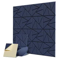 16Pcs Acoustic Panel with Self-Adhesive,12X12X0.4in Sound Proof Panel,Sound Panel High Density for Home Studio Office