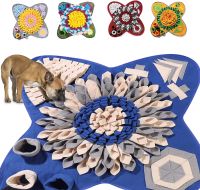 ♛ Pet Dog Snuffle Mat Nose Smell Training Sniffing Pad Dog Puzzle Toy Slow Feeding Bowl Food Dispenser Carpet Washable Dog toys