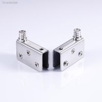 ✱ 1/2/4pcs Stainless Steel for 5-8mm Glass Door Glass Pivot Clamps Door Hinges