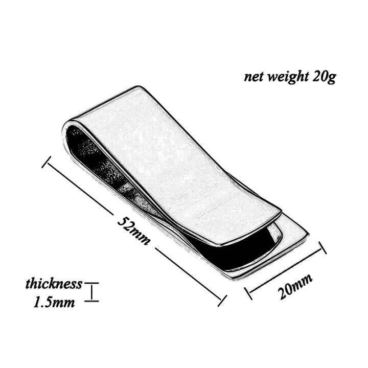 cestlafit-store-ที่ใส่ธนบัตรโลหะหนาแบบเรียบง่ายกระเป๋าสตางค์สแตนเลสแบบขัดได้กระเป๋าสตางค์ผู้ชายที่ใส่ธนบัตรเครื่องมือแบบพกพา