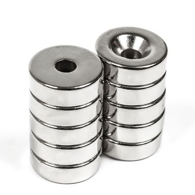 Small Countersunk Round NdFeB Neodymium Powerful Permanent Fridge Magnets for