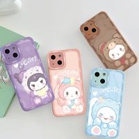 Sanrio Case For Xiaomi Mi 11S 11 Lite NE Poco X3 NFC Redmi Note 11T 10 10S 8 8T 9c 9 9s Pro Max Kuromi Melody Cinnamoroll Cover