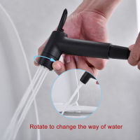 Black Handheld Bidet Sprayer Shower Bathroom Kitchen Toilet Sprayer Douche Portable Bidet Faucet Garden Shattaf Jet