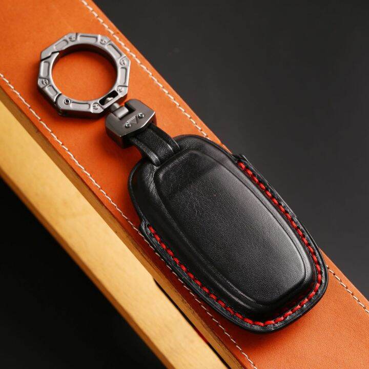 luxury-real-leather-car-key-case-cover-fob-holder-for-audi-a6-a4l-a5-a7-a8l-q7-q8-q3-a3-keyring-pouch-shell-keychain-protector