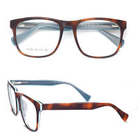 Vintage Tortoise Women กรอบแว่นตา Prescription Men Square กรอบแว่นตา Acetate Classic R แว่นตาสีฟ้า Red