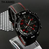 Fashion mens watch individuality creative car quartz students silicone line leisure gift watches her boyfriend