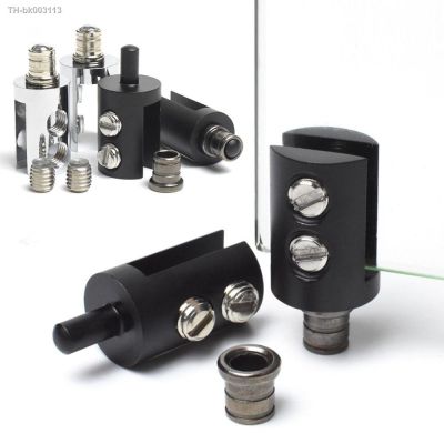 №♙☊ 2Pcs Home Interior Connector No Hole Furniture Supplies Glass Door Hinge Window Accessories Cabinet Hinge Clip