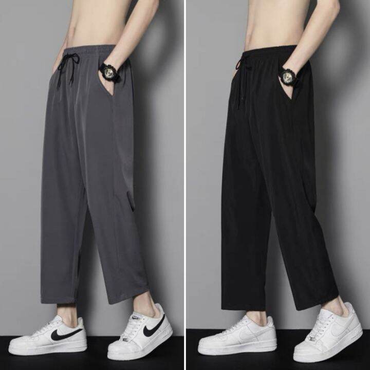 ice-silk-trousers-mens-summer-thin-sports-air-conditioning-pants-breathable-quick-dry-cool-straight-trousers-casual-suit-pants