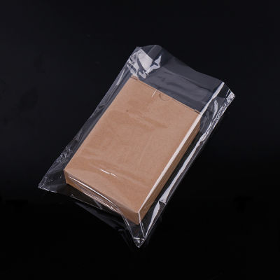 300Pcs 15*25cm Transparent Heat Shrink Film Plastic Package Bag Gifts Grocery POF Clear Shrinkable Storage Wrapping Pack Pouch