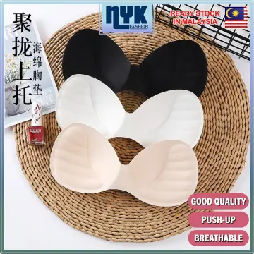 Thick Sponge Bra Pads Push Up Breast Removeable Bra Padding Insert Cup  Swimsuit;