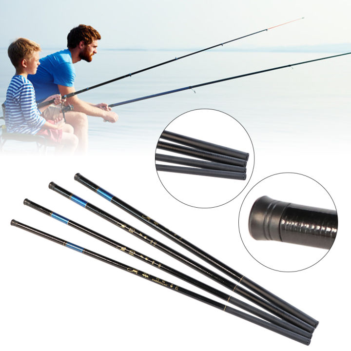 Ready Stock】2.7M - 5.4M Top Quality Fishing Rods Telescopic Rods Spinning  Fishing Tackle Fishing Equipment