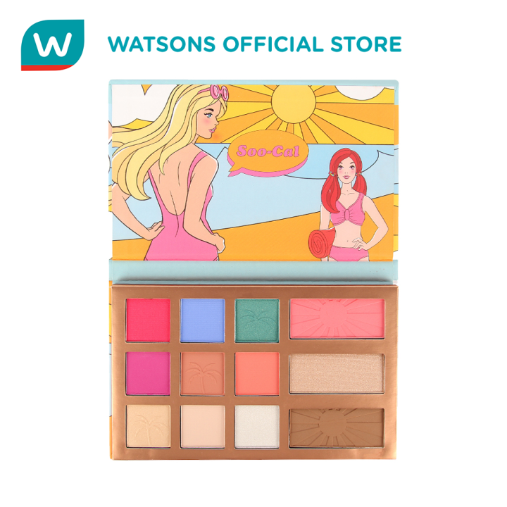 BYS x Barbie Malibu 12pc Face Palette 1 set Lazada PH