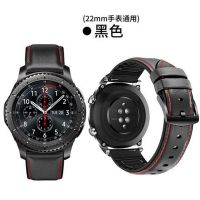 ◇▽ For GTR 47mm Leather Strap Watchband for Xiaomi Huami Amazfit PACE/Stratos 3 2 2S Watch Bracelet Band for Samsung Gear S3 Correa