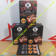 03 hộp Cà phê đen K Coffee Black Phúc Sinh 255g 15 gói dài 17g Instant thumbnail