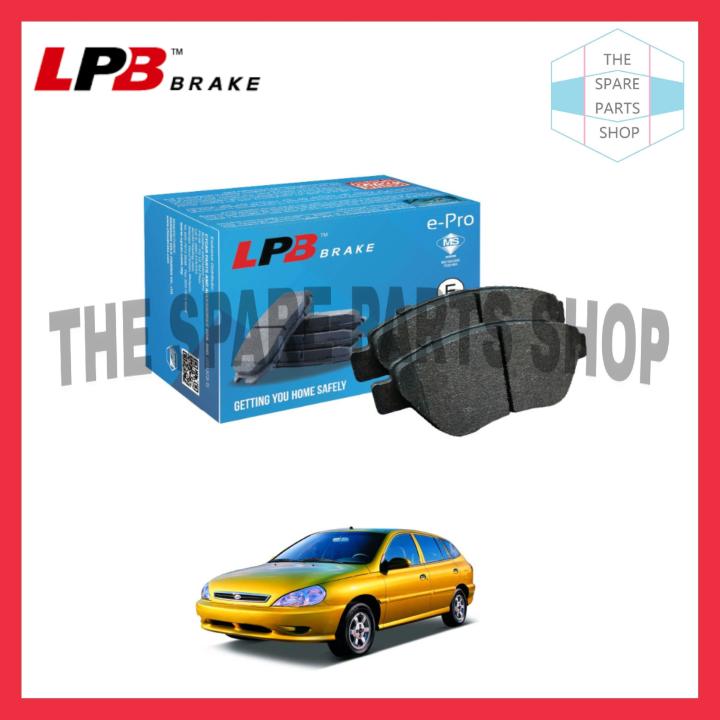 KIA RIO 1.3 FRONT LPB DISC BRAKE PAD (A00520) Lazada