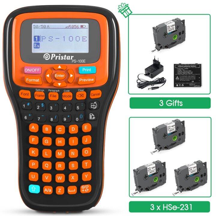 Brother Industrial Label Maker Brother Barcode Label Printer 3pk 11.7mm Hse231 Aliexpress