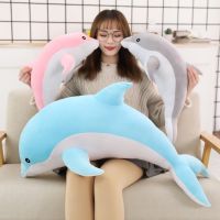 30/50/70Cm Kawaii Dolphin Plush Toys Cute Stuffed Animal Dolls Cotton Sleeping Cushion Soft Pillow For Children Birthday Gift