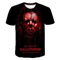 Michael Myers 3D Print T-shirt Horror Movie Halloween Men Women Fashion Streetwear O-Neck T Shirts