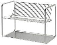 ORDNING Dish drainer, stainless steel 50x27x36 cm (อวร์ดนิ่ง ที่คว่ำจาน, สแตนเลส 50x27x36 ซม.)