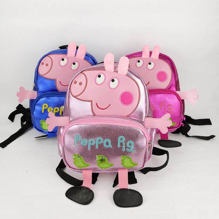 Sceptical peppa pig bag Cartoon Piggy Mini Backpack Children 1