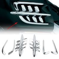 Premier Shark Gills Set Chrome ABS Fai For Honda Wing GL1800 2001 2002 2003 2004 2005 2006 2007 2008 2009 2010 2011