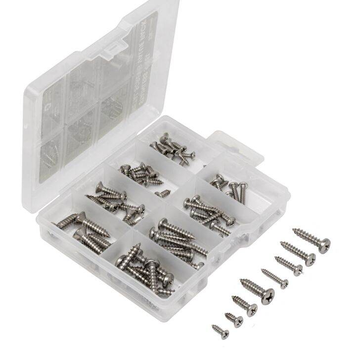 Self Tapping Screws Pan Head Phillips Sheet Metal Screws Assortment Kit