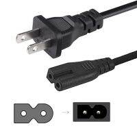 สายไฟแบบ 2Prong 1.8m AC Universal Power Cord Compatible For Vizio E-M-Series/Sharp/Emerson Smart LED TV/Sony PS1 PS2