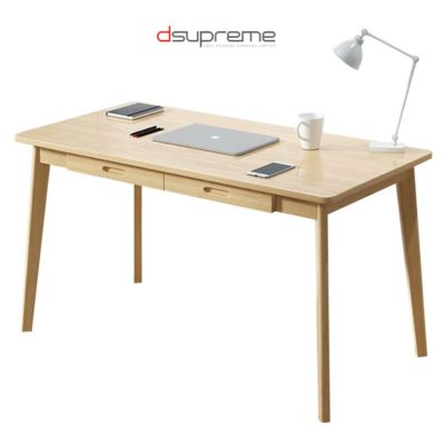 ปังปุริเย่ Dsupreme โต๊ะทำงานสไตล์ยุโรป พร้อมลิ้นชัก (พร้อมส่ง) โต๊ะ ทำงาน โต๊ะทำงานเหล็ก โต๊ะทำงาน ขาว โต๊ะทำงาน สีดำ