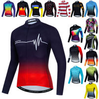 Weimostar 2022 ECG Cycling Jersey Long Sleeve Men Autumn Cycling Clothing Pro Bicycle Clothing Mountain Bike Jersey Cycle Wear