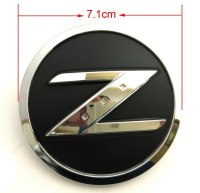 ราคาต่อ 2 ชิ้น โลโก้แก้มด้านข้างรถยนต์ นิสสัน แฟร์เลดี้ NISSAN FAIRLADY Z 350 370 fender side logo badge abs car auto