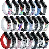 Sport Strap For Xiaomi Mi Band 3 4 5 6 Silicone Wristband Replace Mi band 4 Graffiti style Bracelet For Mi Band 6 band 5 straps