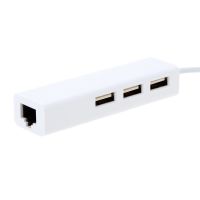 Adaptor jaringan tipe C USB-C 3.1 ke USB 3.0 Hub Ethernet Lan RJ45 untuk Macbook US