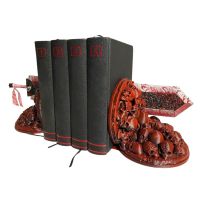 (Leisurely)3D Berserks Bookends Dragonslayers Berserks สก์ท็อปชั้นวางหนังสือตกแต่งเรซิ่นหัตถกรรมเครื่องประดับงานศิลปะของขวัญตกแต่งบ้าน2022