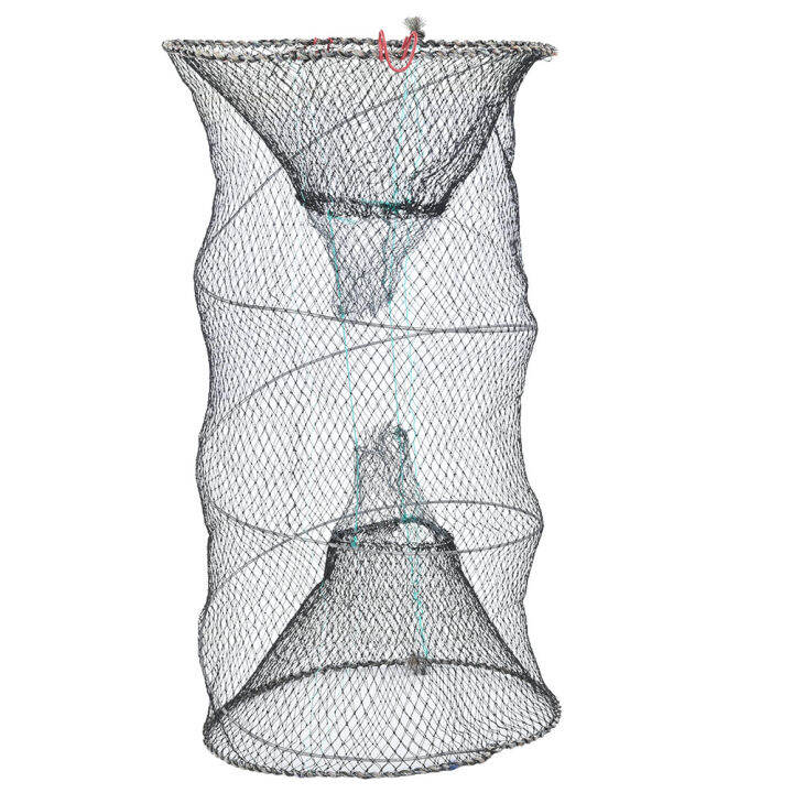Portable Folding Automatic Fishing Net Bait Shrimp Cage Crab Lobster