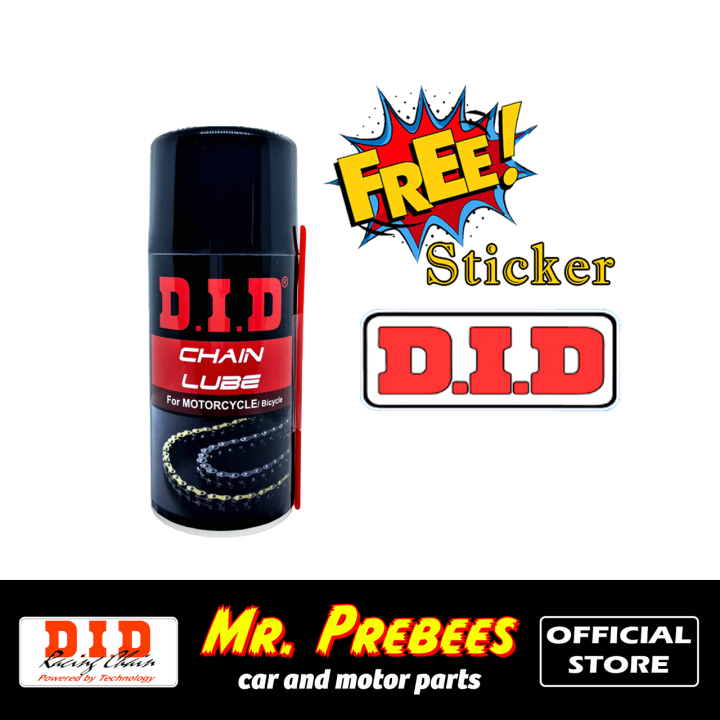 DID Chain Lube for Motorcycle / Bicycle 120ml Lazada PH