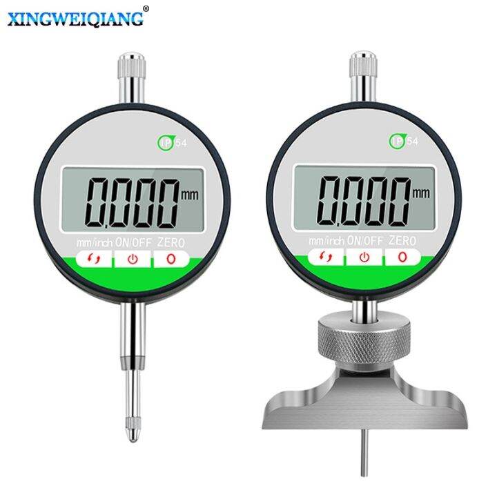 Digital Dial Indicator 012.7mm IP54 Touch Display Depth Gauge Dial Depth Gage Base Accessory