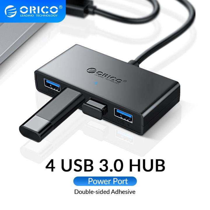 orico-ตัวแยกฮับ3-0พอร์ต-usb-4พอร์ตพร้อมพอร์ตไฟ5v-ไมโคร-usb-ขนาด30ซม-สายเคเบิลหลาย-usb-ฮับสำหรับอุปกรณ์คอมพิวเตอร์แล็ปท็อป-pc