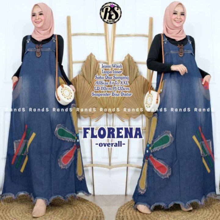 Original Beautiful FLORENA OVERALL JEANS GOOD QUALITY